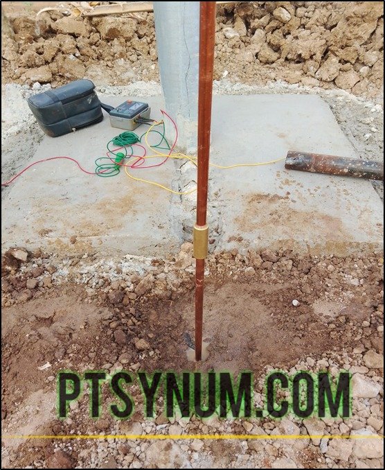 Grounding penangkal petir
