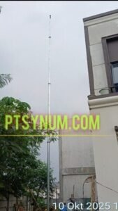 Pasang penangkal petir 