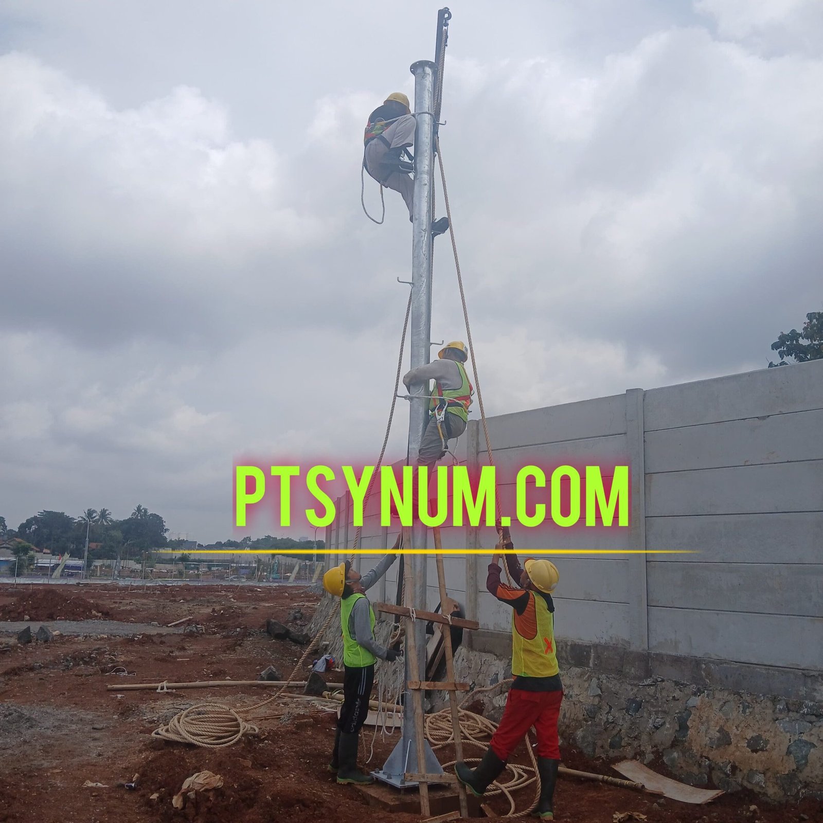 Pasang penangkal petir 